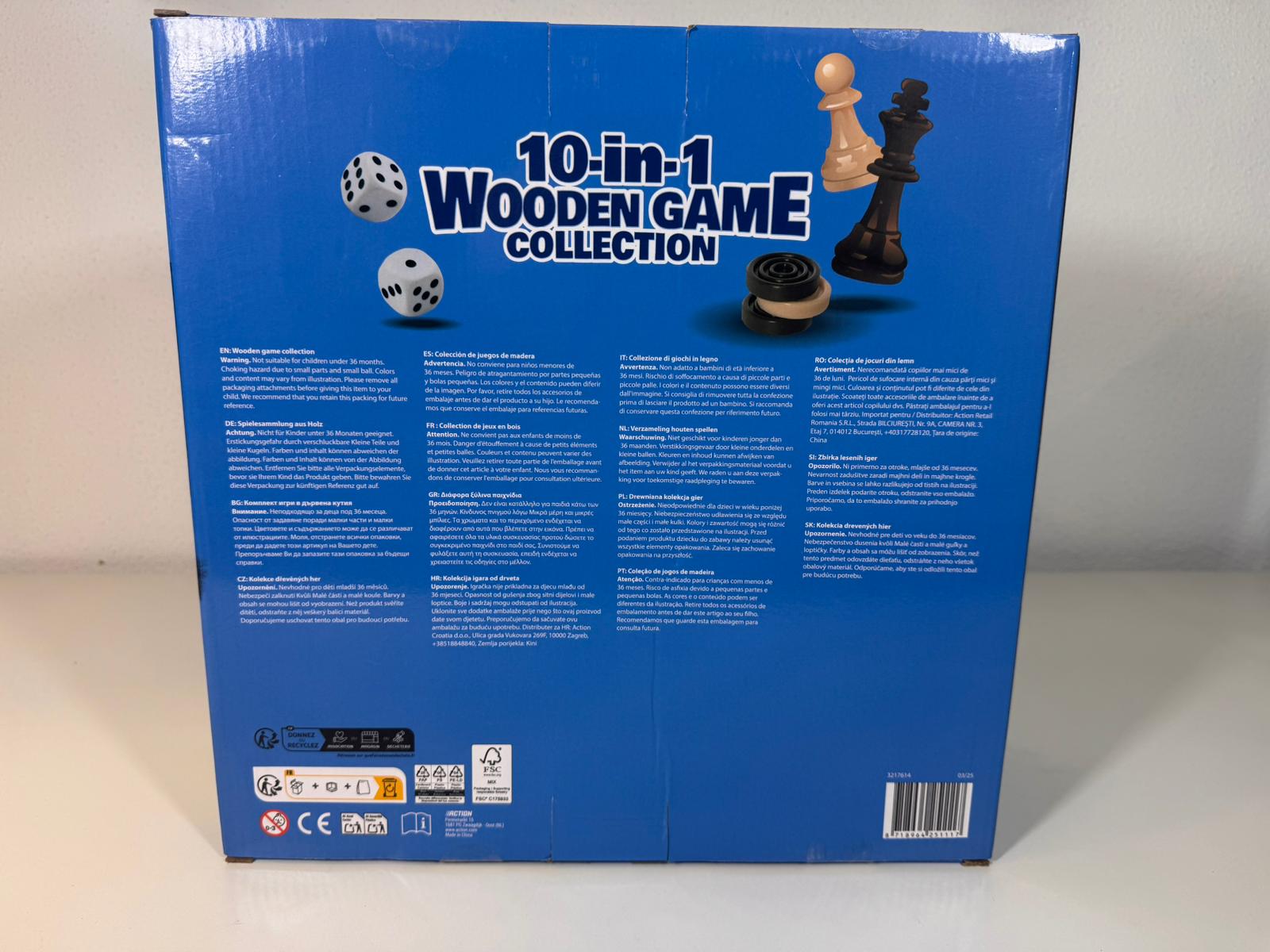 10-in-1 Wooden Game Collection – Holz-Spieleset – NEU & OVP (2) – Bild 4