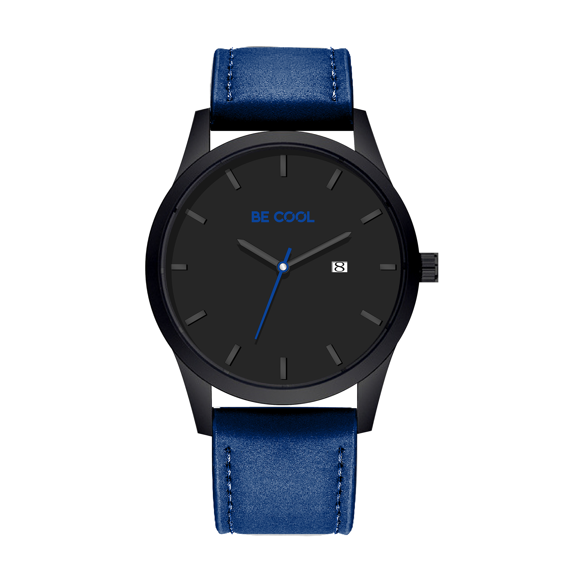 BE COOL Armbanduhr blau/schwarz