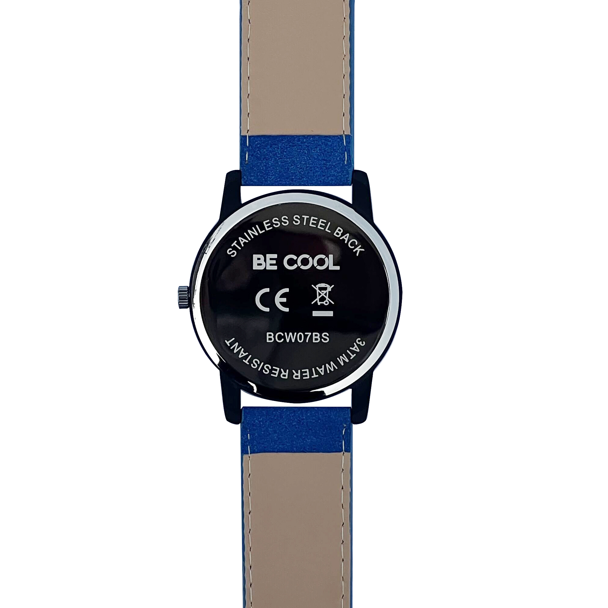 BE COOL Armbanduhr blau/schwarz – Bild 6